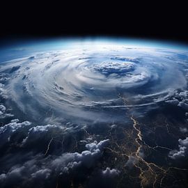 Storm on earth