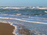 Zonnestraal over zee