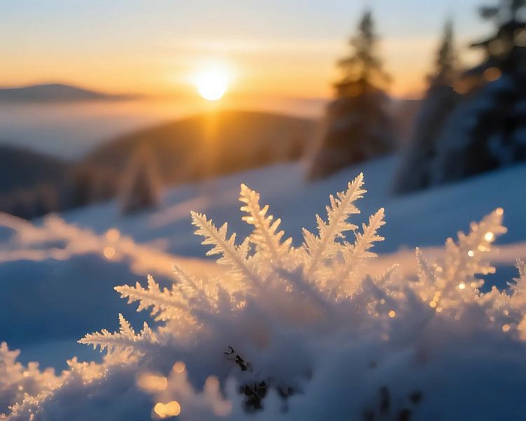Crépuscule sur la vallée de l'Hiver par Jean Pierre