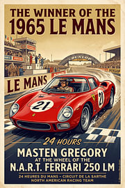 LM Endurance 24-hour Race 1965 by Theodor Decker