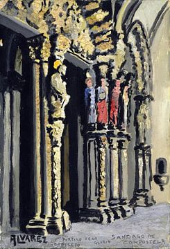 José Dominguez Alvarez, Portico of the Cathedral of Santiago de Compostela by Atelier Liesjes