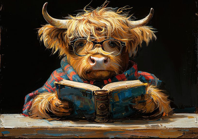 Highland Cow cow Scottish Cattle Scottish Highlander Highland cattle by Niklas Maximilian