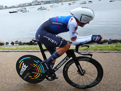 Yves Lampaert prend le jaune à Copenhague en gros plan