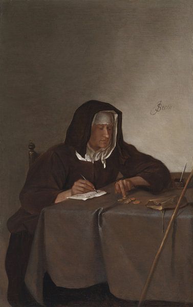 Woman Counting Coins, Jan Steen by Masterful Masters