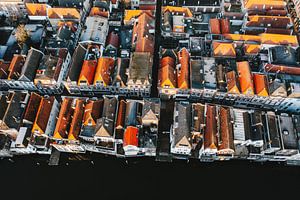 Langendijk Gorinchem vue d'en haut