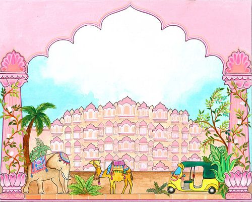 Jaipur India - de roze stad