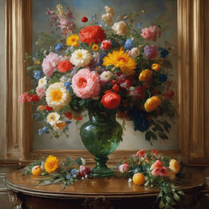 Lebendiges Porträt der Blumen