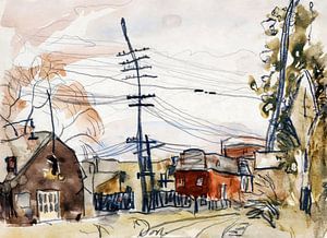 Arthur Dove - Fall Brook Railroad (1934)