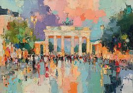 Brandenburger Tor Berlijn Kunst van Niklas Maximilian