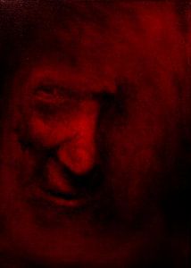 Rotes Gesicht.