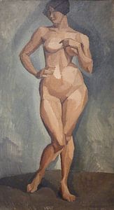 Roger de La Fresnaye - stehender Akt von vorne