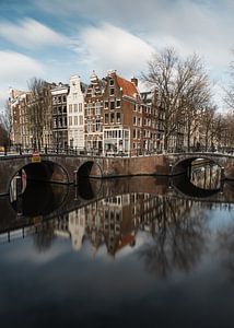 Amsterdam Keizersgracht mit Leidsegracht von Lorena Cirstea