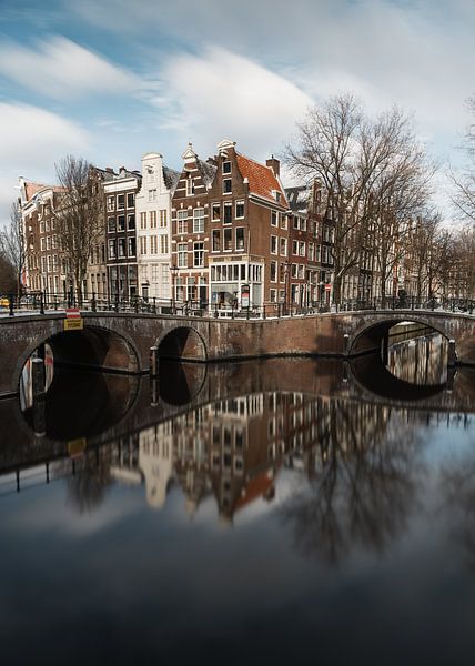 Amsterdam Keizersgracht mit Leidsegracht von Lorena Cirstea