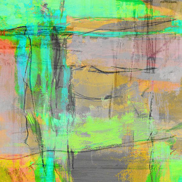Colour song Geometric 11 by Claudia Gründler