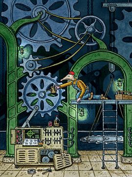 Le patient machiniste sur Studio Zandman