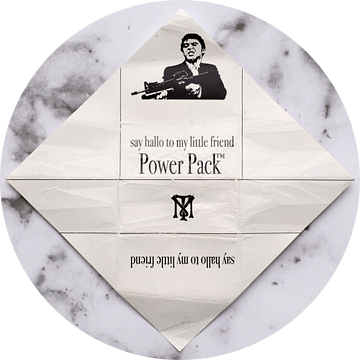 Kabouterpost Power Pack op marmer van Floris Kok
