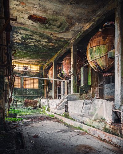 Abandoned Paper Mill in Decay.