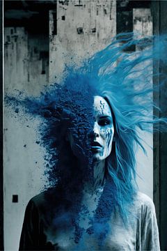Blaues Ich (Blue me) von Tim Kunst en Fotografie
