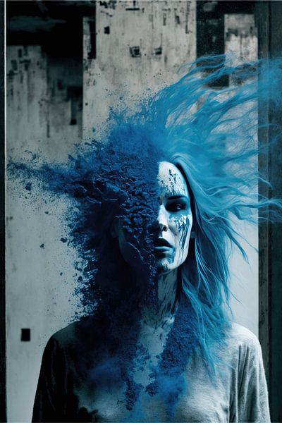 Blue Me (Blue me) par Tim Kunst en Fotografie
