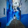 Chefchaouen, de blauwe parel van Marokko van Roy Poots