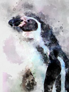 penguin by Printed Artings