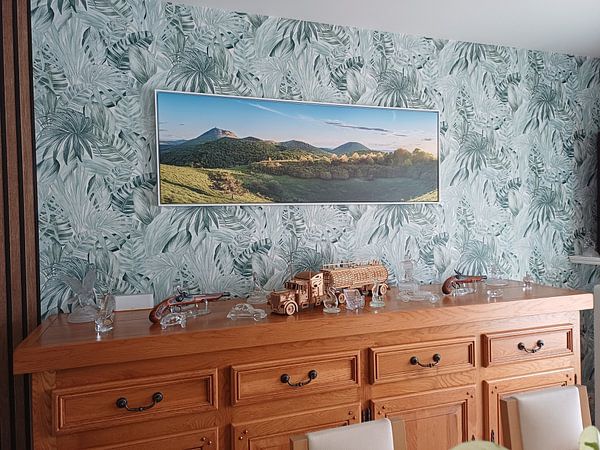 Photo de nos clients: Auvergne paysage volcanique en France par Voss photographie, sur toile