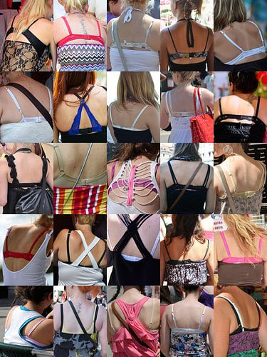 Bra straps part 2 of summer diptych by Martin de Bouter