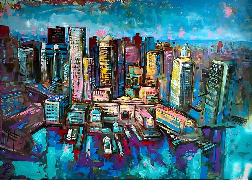 Back Bay Boston von Pop Gabrini