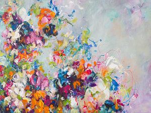 Flowerpowerbank - farbenfrohe Malerei