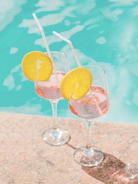 Colorful Pool Drinks by Dagmar Pels