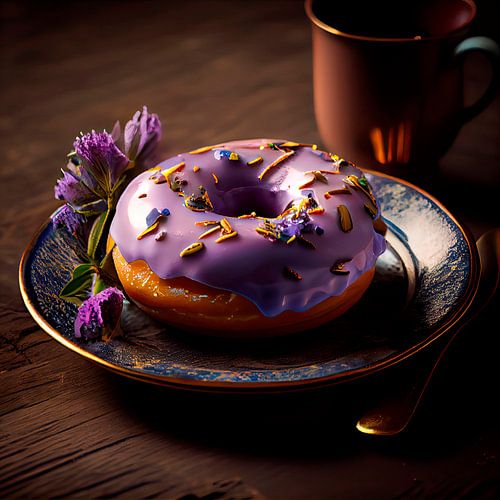 Digitale Donut om van te Watertanden