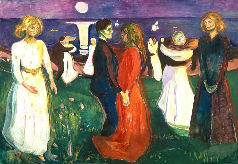 Der Tanz des Lebens, Edvard Munch von Meisterhafte Meister