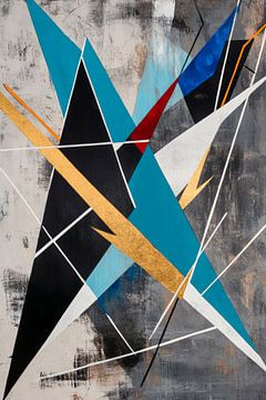 Geometrische Harmonien – Farbenrausch von Poster Art Shop