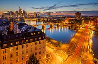 Sunset in Frankfurt am Main by Henk Meijer Photography thumbnail