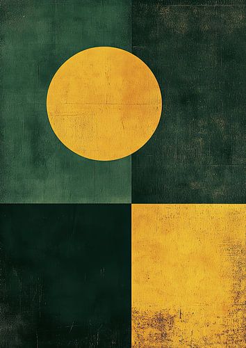 Bauhaus green yellow