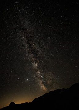 Milkyway boven de Limmernsee, Zwitserland van JNphotography