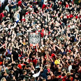 Fans of FC Twente after winning European Football by GCA Productions
