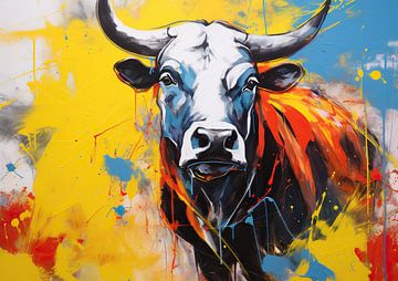 Kühe Malerei von Wunderbare Kunst