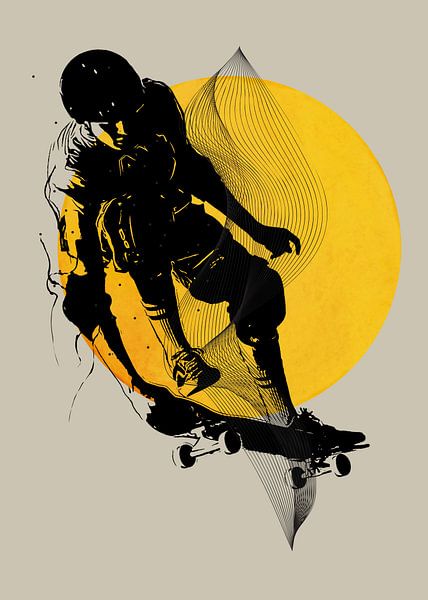 Minimal art skateboard #minimal van JBJart Justyna Jaszke