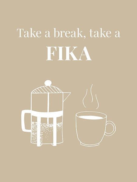 Fika - Die Kunst des Kaffeetrinkens von MDRN HOME