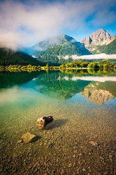 Summer morgn at the Heiterwanger lake by Martin Wasilewski