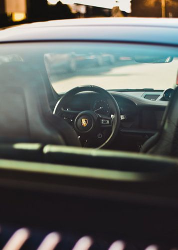 Porsche 911 992 steering wheel.