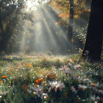 Wald in der Morgendämmerung 6