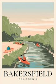 Bakersfield, Californie sur Poster Art Shop