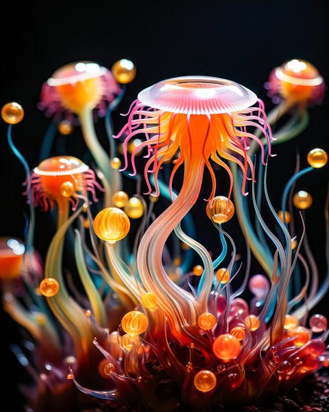 Dancing Sea Spirit. by AVC Art Studio