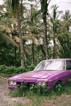 Retro auto in tropen | Fotoprint Bali | Indonesië reisfotografie van HelloHappylife