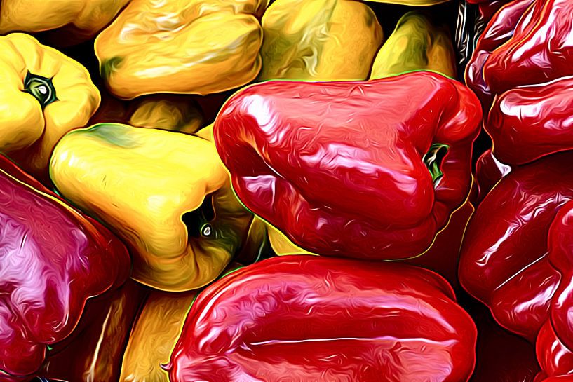 Paprika rood - Geel ART 1.0 Stripverhaal van Ingo Laue