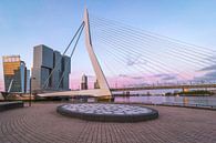 Zonsopkomst Erasmusbrug Rotterdam par AdV Photography Aperçu