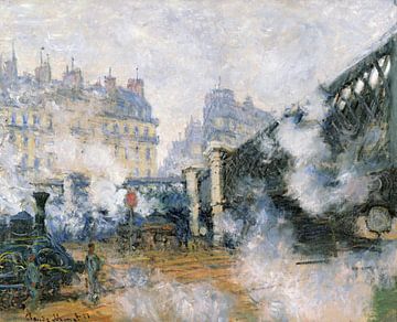 Claude Monet,St. Lazar Station Europese brug