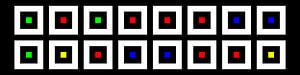 Verschachtelt | Mittig | 08x02 | N=02 | Random #09 | RGBY